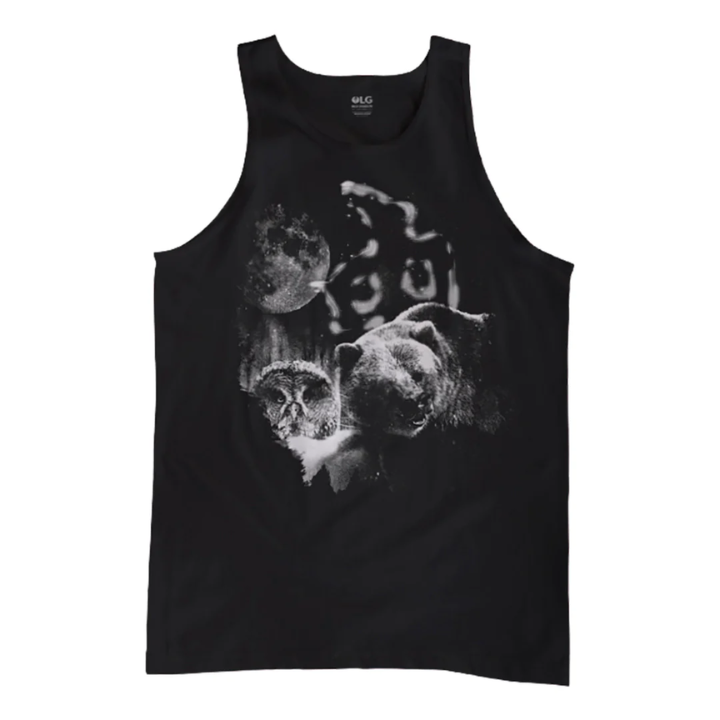 TANK NIGHT ANIMALS - BLK